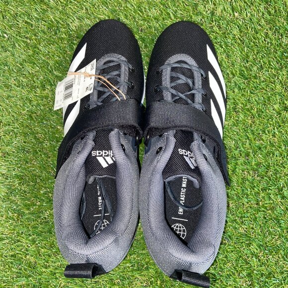 Adidas Powerlift 4 Black Grey Athletic Weightlifting Shoes Men 8.5 Wmn 10 GZ5870 main image 6
